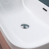 Lavabo Glasvilla, lavabo encastré avec nano-revêtement, céramique blanche, Bruxelles 5082