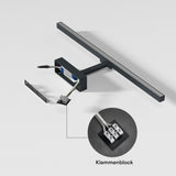 glasvilla Lampada da Specchio LED per Bagno | Lampada a Specchio 4000K, Illuminazione da Parete Ruotabile di 180° 9W Strahlenschön