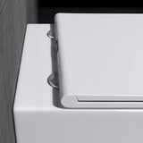 glasvilla Spülrandlos Wand WC schwarz Hänge WC + WC Sitz (mit Softclose) A112 NEU!!!