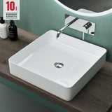 Vasque à poser blanche Glasvilla, cuve en céramique, Bruxelles105