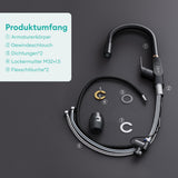 glasvilla Rubinetto da Cucina Estraibile con 3 Modalità e di Getto e Display digitale a LED Rubinetto per Lavello con Tubi e Accesorri Ruotabile a 360° MS-8085