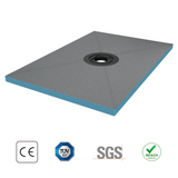 glasvilla Duschelement Duschboard befliesbar Duschelemente mit rinne Duschtasse bodeneben Gefälleplatte XPS
