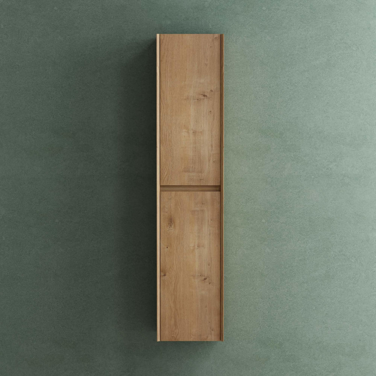 glasvilla Armoire Haute Polyvalente Armoire de Salle de Bain avec 2 Portes et 6 Compartiments Étagère de Salle de Bain 35x30x160 cm Rimo