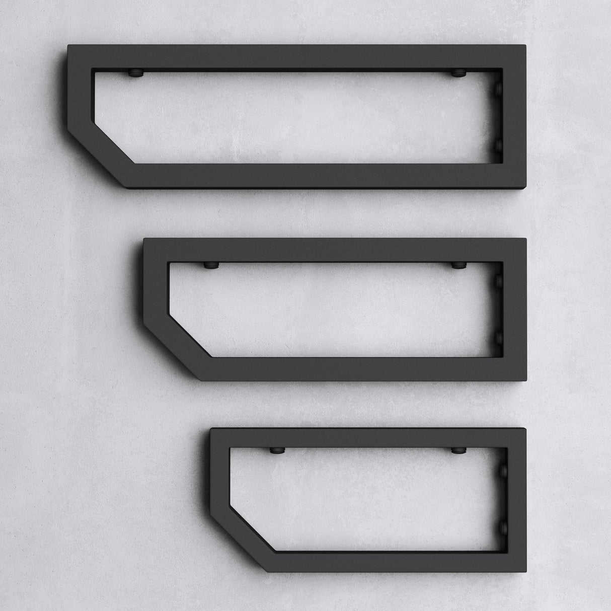 glasvilla Design Wandkonsole aus Edelstahl Waschtisch Halterung WH03