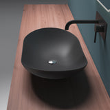 Lavabo Glasvilla, vasque à poser, cuve en céramique avec nano-étanchéité, Bruxelles 858