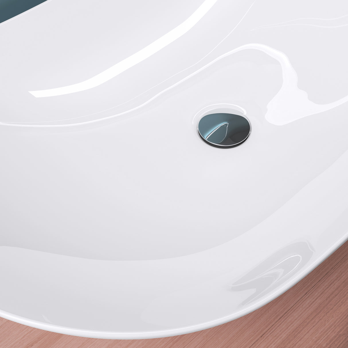 Lavabo Glasvilla, vasque à poser, cuve en céramique avec nano-étanchéité, Bruxelles 858