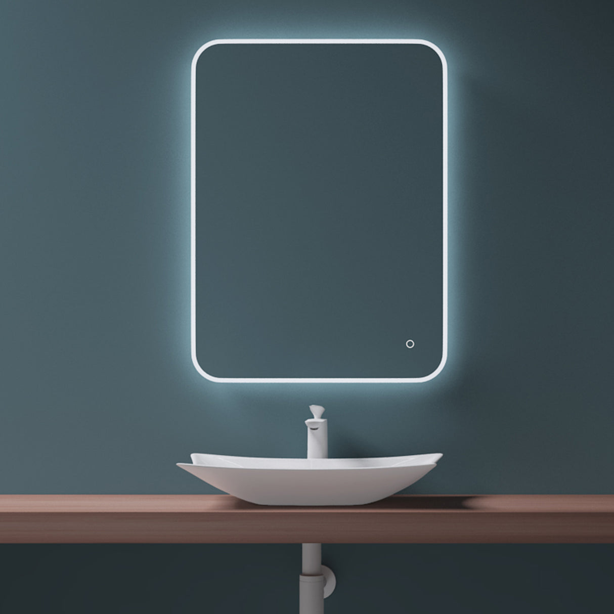 Vasque à poser en céramique blanche Glasvilla avec nano-revêtement Bruxelles 891