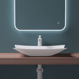 Vasque à poser en céramique blanche Glasvilla avec nano-revêtement Bruxelles 891