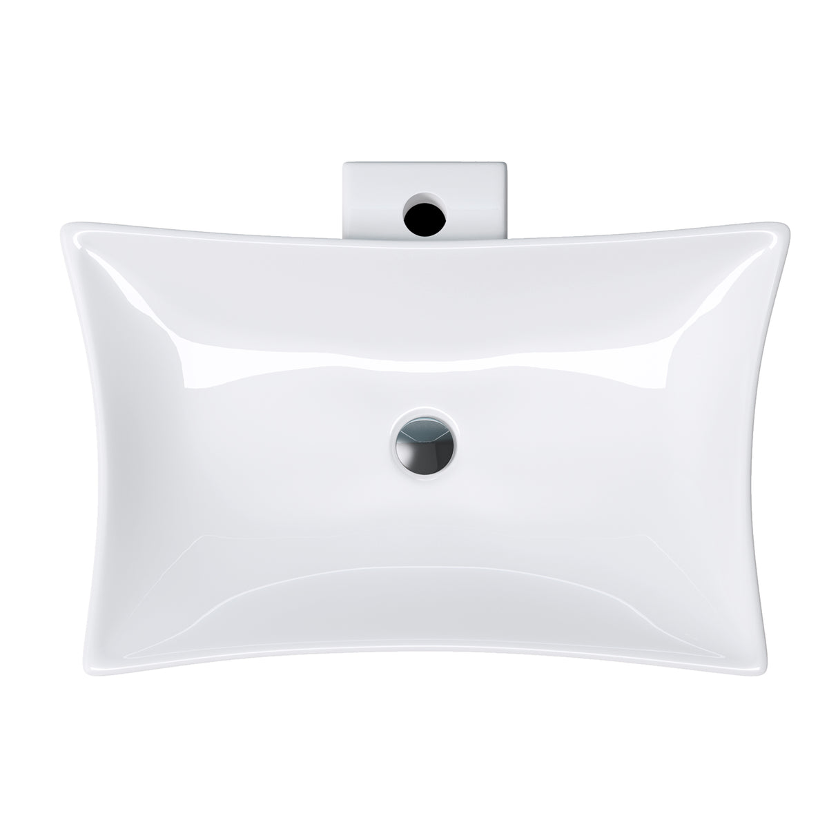 Vasque à poser en céramique blanche Glasvilla avec nano-revêtement Bruxelles 891