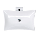 Vasque à poser en céramique blanche Glasvilla avec nano-revêtement Bruxelles 891