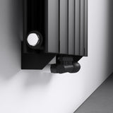 glasvilla Radiateur de Salle de Bain à Raccordement Central Plat et à Raccordement Latéral Radiateur à Panneau Chauffage de Salle de Bain Monocouche en Acier FV