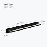 glasvilla Spiegelleuchte LED Badlampe | Spiegellampe, 4000K Badezimmer Lampe | LED Wandleuchte SparkLuxe