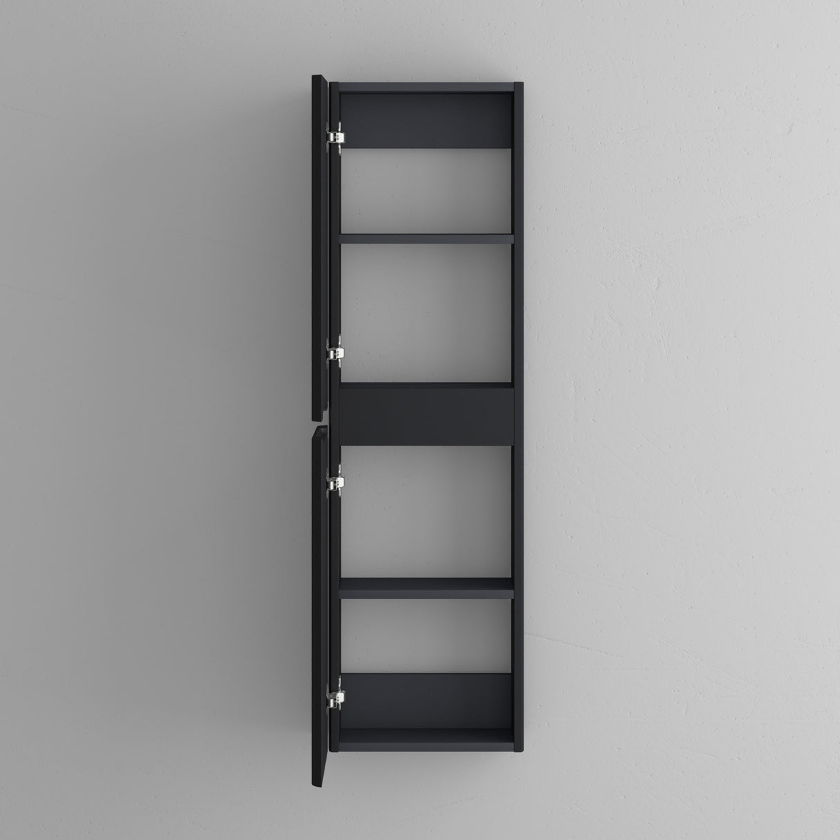 glasvilla Seitenschrank Badezimmerschrank mit 2 Türen und 4 Fächern BxT: 35x20 cm Hochschrank Badregal Allzweckschrank Lucca