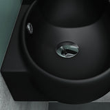 glasvilla Lavabo de invitados WC Lavabo de cerámica con NANO, BTH: 42x28x15cm, Brüssel001