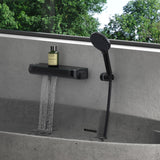 glasvilla Thermostat Badewannenarmatur mit Handbrause Wannenarmatur Wannenthermostat 4 Strahlarten Wandarmatur für Badewanne aus Messing inkl. Brauseschlauch Duschsystem8