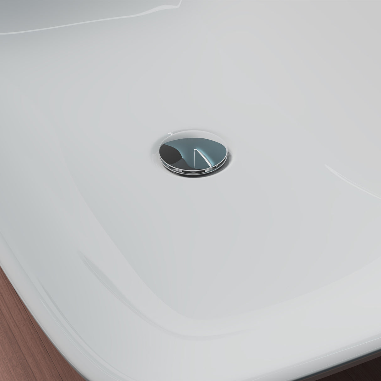 Vasque à poser Glasvilla, modèle Brussels 159 blanc, en céramique avec nano-revêtement