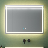glasvilla Miroir Mural pour Salle de Bain Miroir LED avec Interrupteur Tactile Anti-Buée LED-Spiegel02