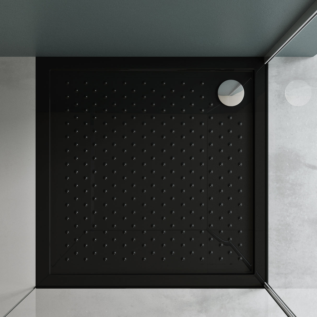 glasvilla Duschwanne Duschtasse Antirutsch aus hochwertigem Acryl Quadratisch Lucia