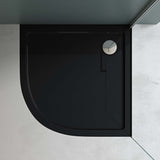 Receveur de douche Glasvilla en acrylique sanitaire, quart de cercle Faro3