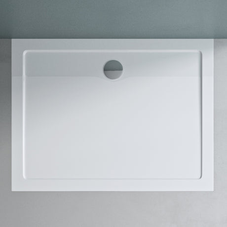 glasvilla Receveur de Douche Bac à Douche en Acrylique de Haute Qualité Rectangulaire 70-140 cm Faro