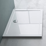 glasvilla Receveur de Douche Bac à Douche en Acrylique de Haute Qualité Rectangulaire 70-140 cm Faro