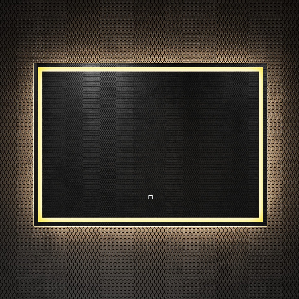 glasvilla Specchio da Bagno Appeso Specchio LED da Parete per Il Trucco Specchio da Bagno a LED con Interruttore Touch Anti-Appannamento Spiegel-02