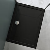 glasvilla Receveur de Douche Bac à Douche en Acrylique de Haute Qualité Rectangulaire 70-140 cm Faro