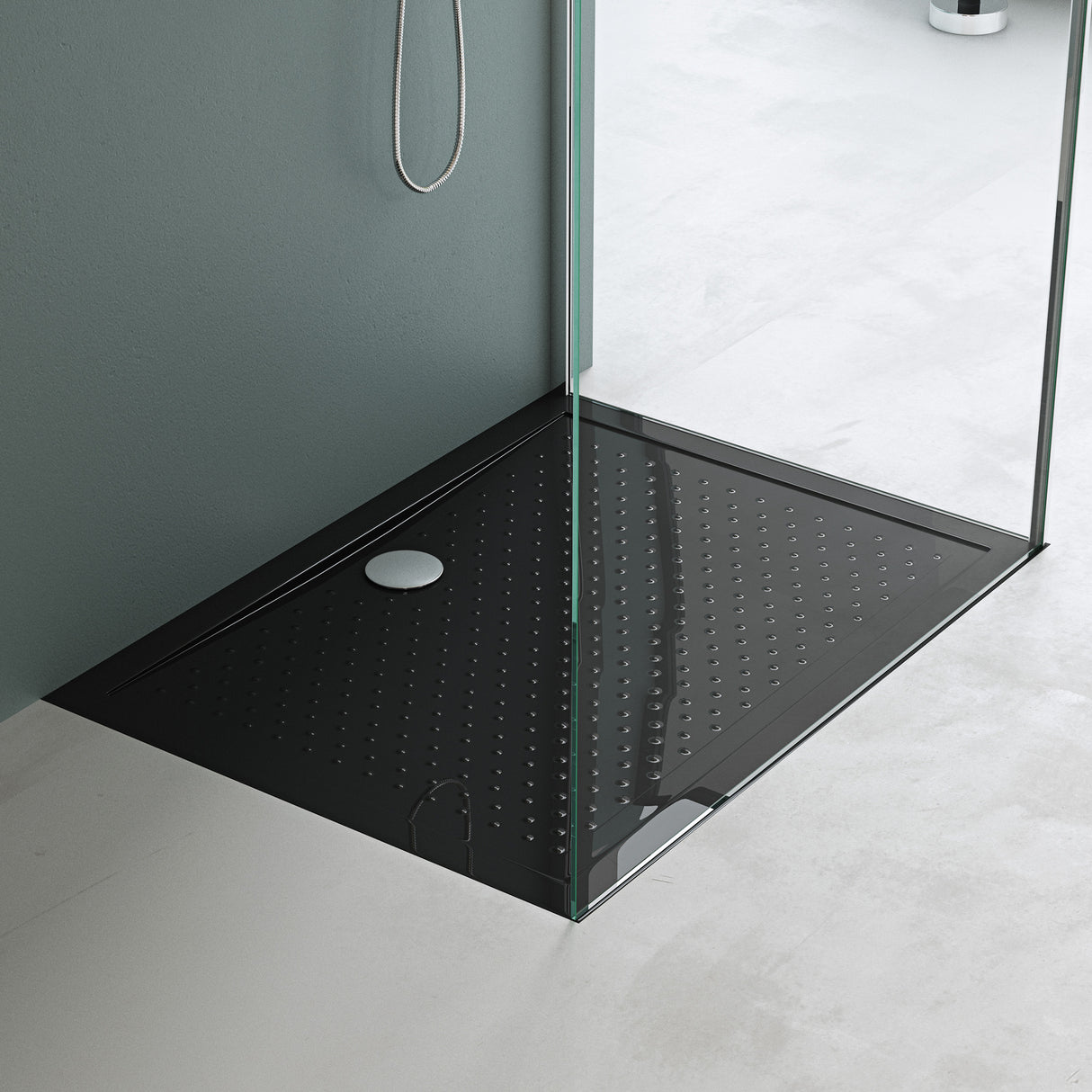 glasvilla Duschwanne Duschtasse Antirutsch aus hochwertigem Acryl Rechteckig 70-140cm Lucia