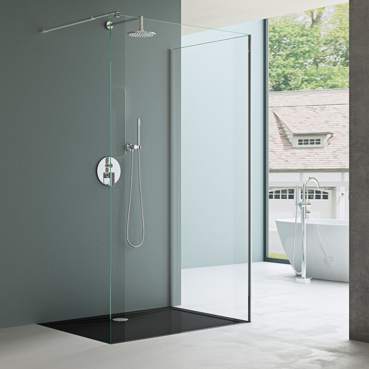 glasvilla Duschwanne Duschtasse Antirutsch aus hochwertigem Acryl Rechteckig 70-140cm Lucia