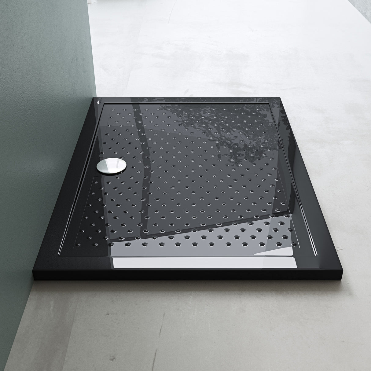 glasvilla Duschwanne Duschtasse Antirutsch aus hochwertigem Acryl Rechteckig 70-140cm Lucia