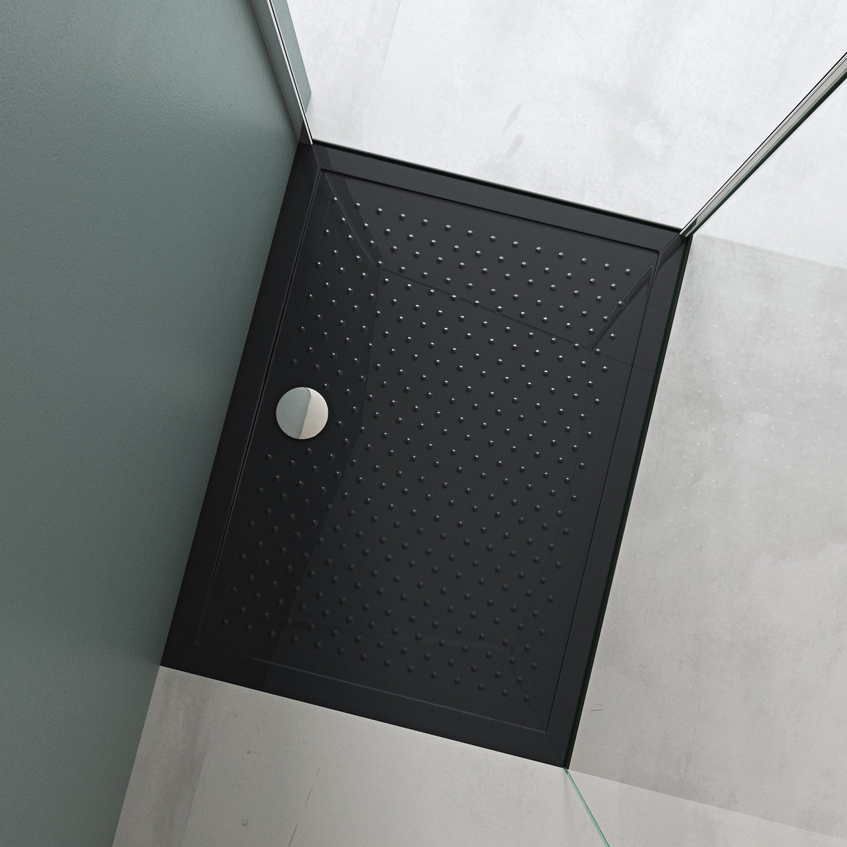 glasvilla Duschwanne Duschtasse Antirutsch aus hochwertigem Acryl Rechteckig 70-140cm Lucia