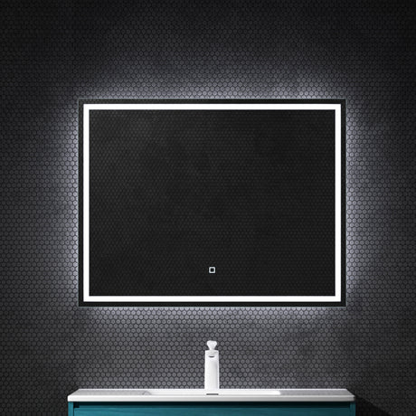 glasvilla Wandspiegel Badezimmer Spiegel LED Bad-Spiegel mit Touchschalter, Beschlagfrei durch Antifog-Schicht LED-Spiegel02