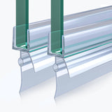Joint de douche en PVC Glasvilla | Joint de porte de douche pour verre de 6 à 8 mm d'épaisseur | Joint de remplacement pour portes et parois de douche