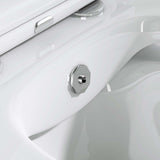 glasvilla Hänge WC Toilette Wand-WC Spülrandlos Blanco de Cerámica Montaje en Pared con Absenkautomatik Aachen601