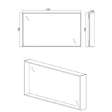 glasvilla Armadietto a Specchio con Luce Specchio con Pensile per Bagno con Luce LED Mobiletto da Bagno con Ante a Specchio Spiegelschrank-01