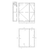 glasvilla Armoire de Toilette avec Éclairage LED Armoire de Toilette Armoire Murale Miroir de Salle de Bain Armoire Miroir-04