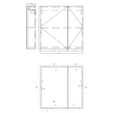 glasvilla Armoire de Toilette avec Éclairage LED Armoire de Toilette Armoire Murale Miroir de Salle de Bain Armoire Miroir-04