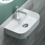 glasvilla Lavabo da Appoggio 38x23,5x8cm Lavabo Bagno Sospeso in Ceramica Lavandino Bagno Brüssel003