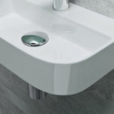 glasvilla Lavabo da Appoggio 38x23,5x8cm Lavabo Bagno Sospeso in Ceramica Lavandino Bagno Brüssel003