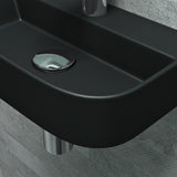 glasvilla Lavabo da Appoggio 38x23,5x8cm Lavabo Bagno Sospeso in Ceramica Lavandino Bagno Brüssel003