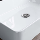 Vasque à poser Glasvilla, dimensions L x P x H : 59 x 38 x 13,5 cm, en céramique, Bruxelles 105D