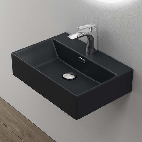 glasvilla Lavabo da Appoggio in Ceramica Lavabo Bagno Sospeso Lavandino Bagno con Nano Rivestimenti Brüssel206