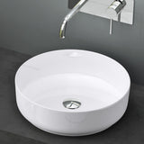 Lavabo Glasvilla, lavabo à poser, lavabo rond en céramique avec nano-revêtement, Bruxelles 203