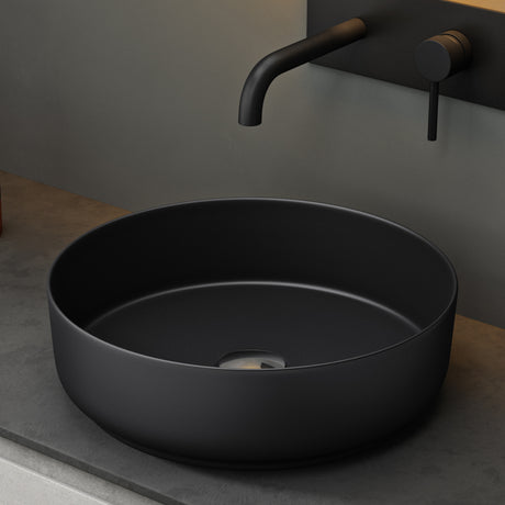 glasvilla lavabo lavabo sobre encimera cuenco redondo lavabo de cerámica con recubrimiento nano Bruselas203