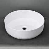 Lavabo Glasvilla, lavabo à poser, lavabo rond en céramique avec nano-revêtement, Bruxelles 203