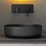 Lavabo Glasvilla, lavabo à poser, lavabo rond en céramique avec nano-revêtement, Bruxelles 203