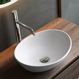Lavabo de Encimera Glasvilla Brüssel205 Diseño Ovalado con Sellado Nano