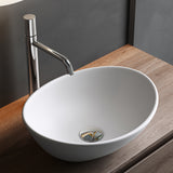 Lavabo de Encimera Glasvilla Brüssel205 Diseño Ovalado con Sellado Nano