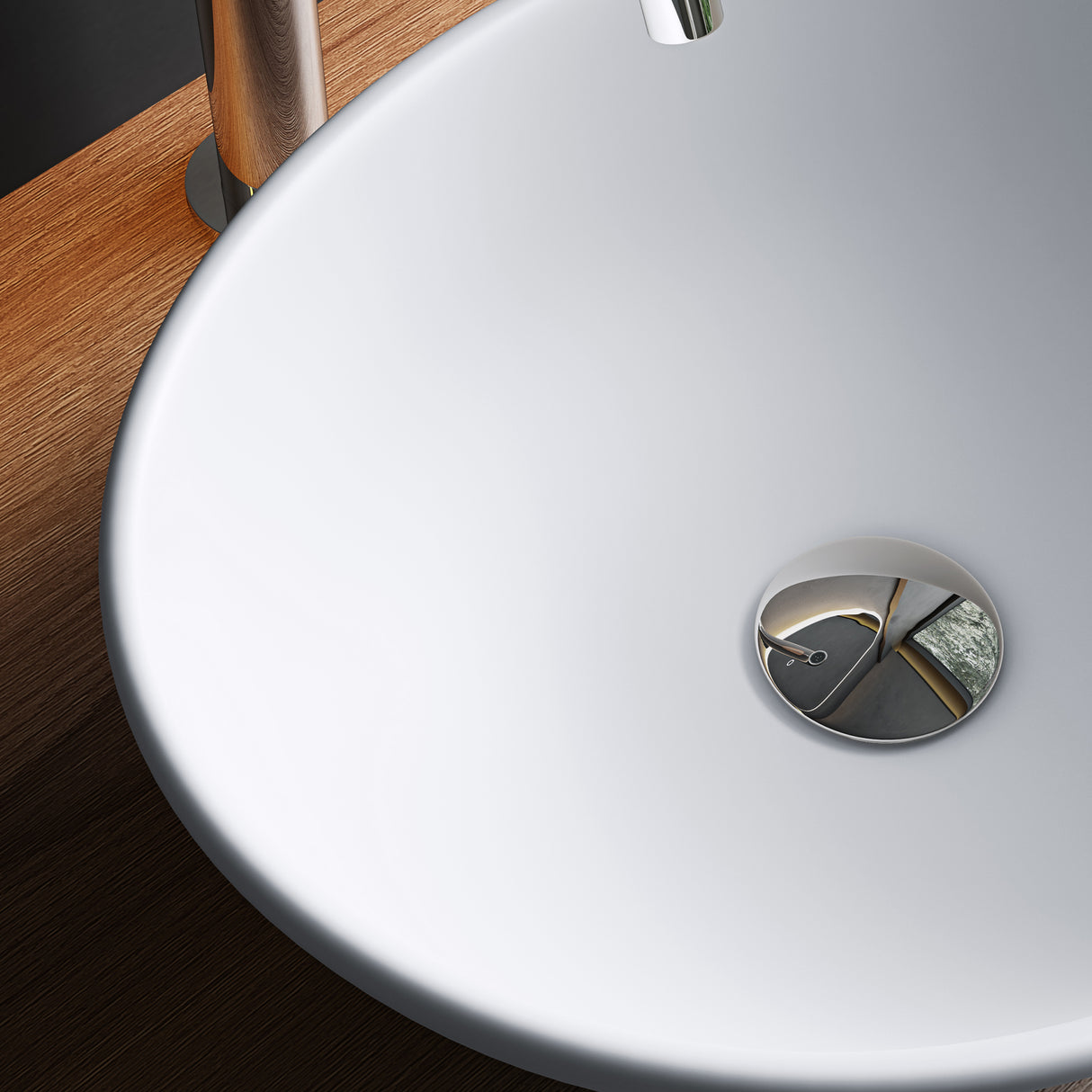 Lavabo de Encimera Glasvilla Brüssel205 Diseño Ovalado con Sellado Nano