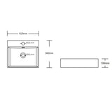 glasvilla Waschbecken keramik Aufsatzwaschbecken Hängewaschbecken Waschtisch mit Nano-Bechichtung Brüssel206